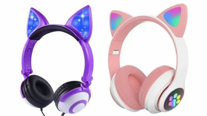Cat Ear Headphone For Kids