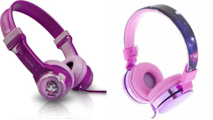 Purple Headphones For Work And Calls